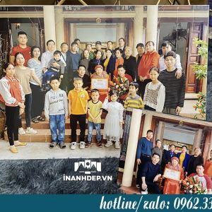 in ảnh gia đình khổ lớn