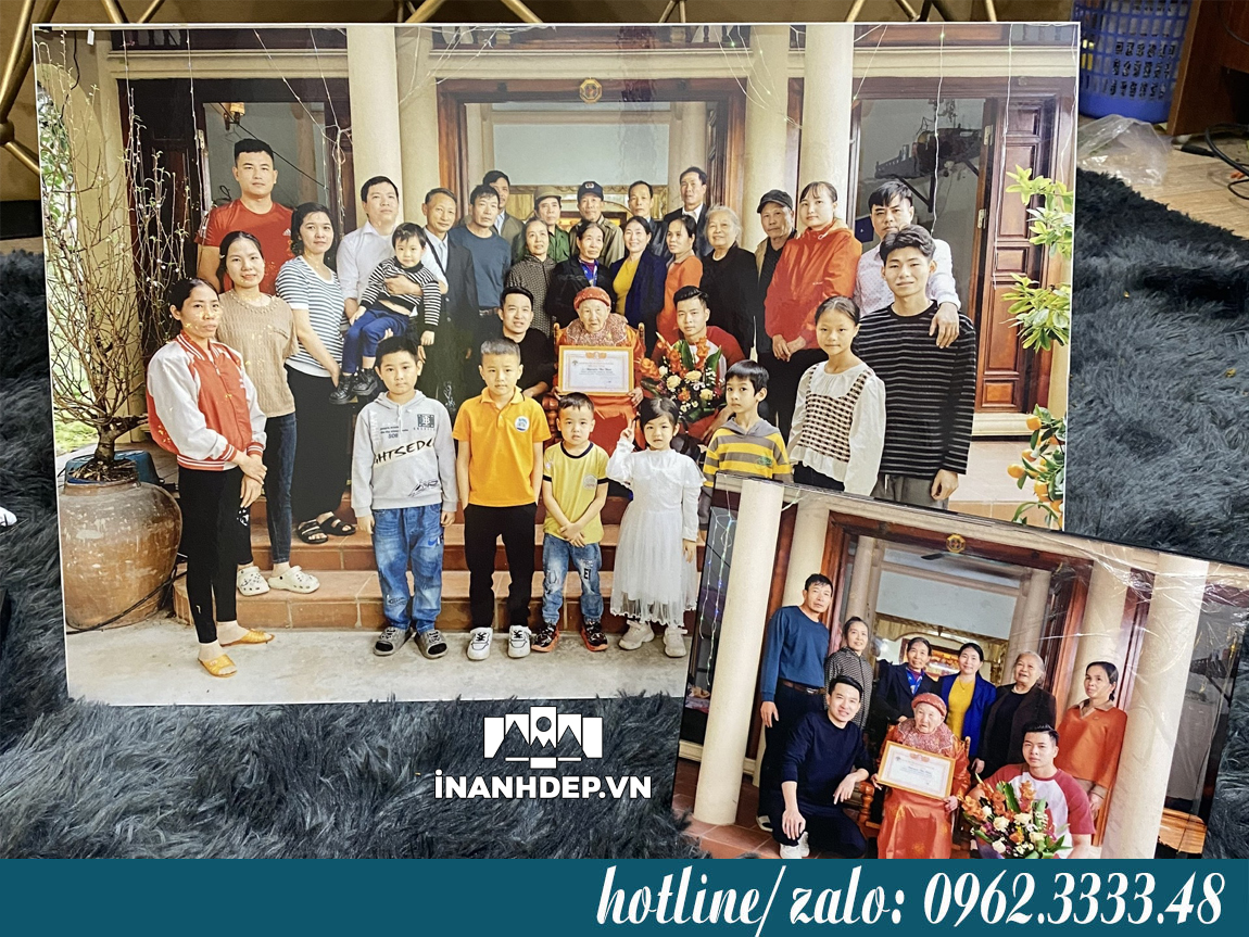 in ảnh gia đình khổ lớn