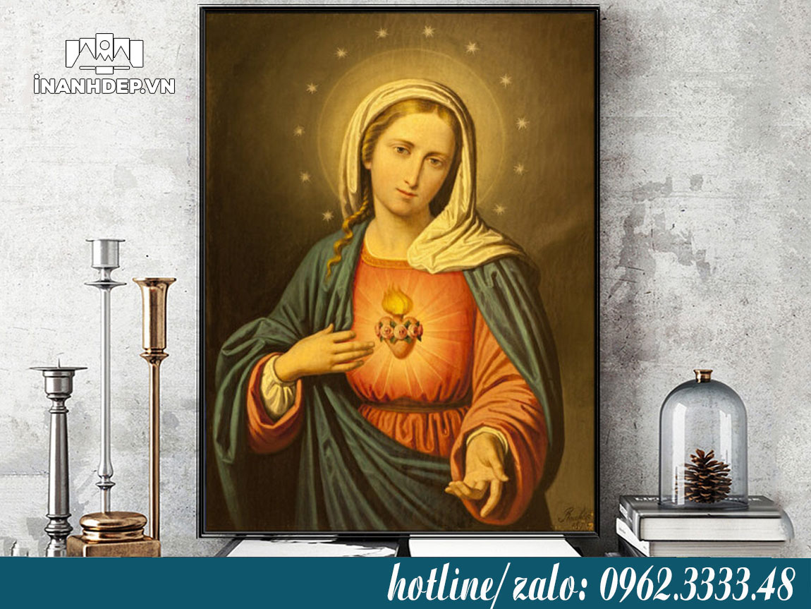 tranh đức mẹ đẹp