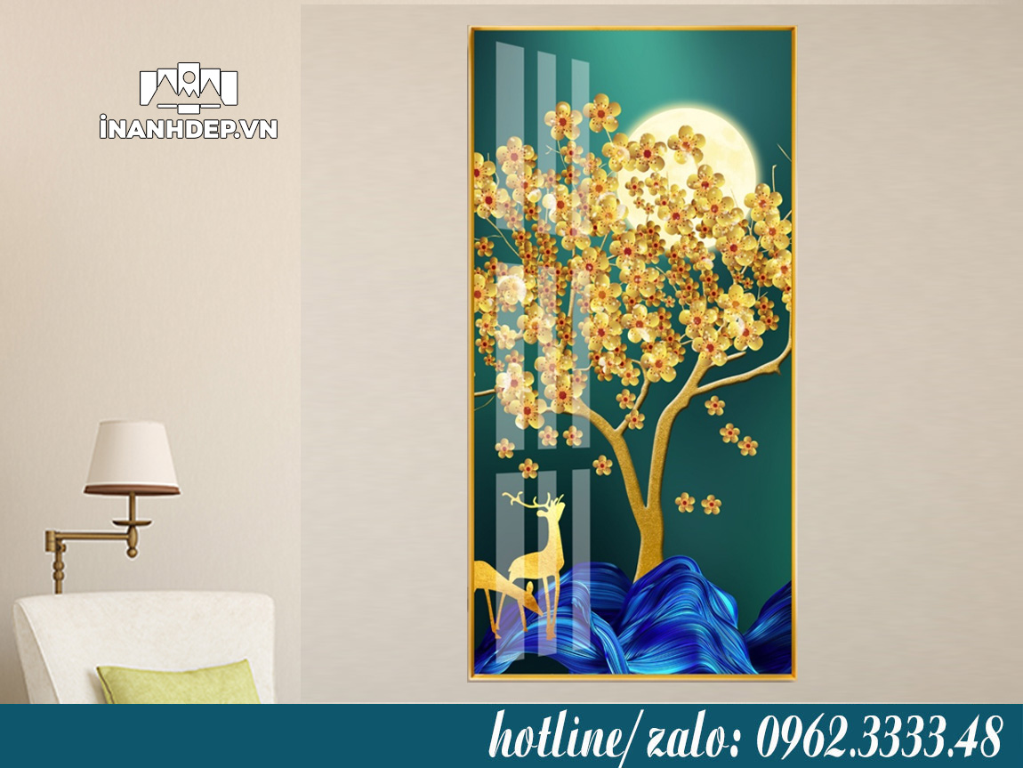 tranh hoa mai đẹp