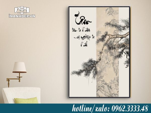 tranh thư pháp